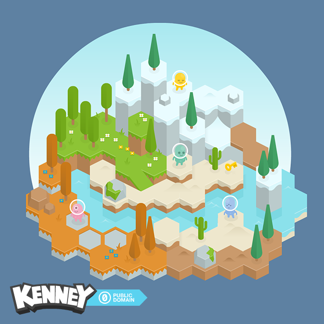 kenney-hexagon-base-pack-cc0 preview