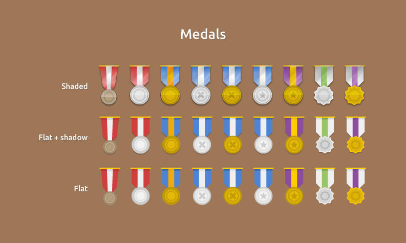 kenney-medals-icons-cc0 preview