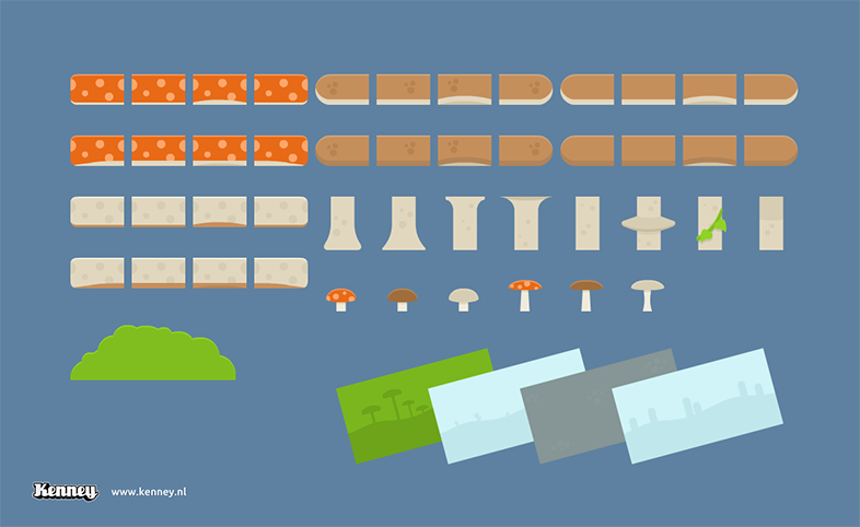 kenney-platformer-mushroom-pack-cc0 preview